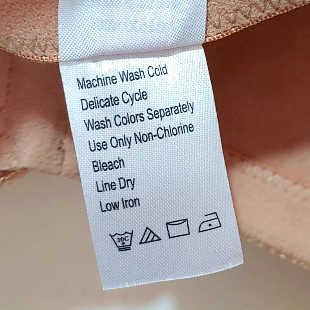 Comfort Choice 27-1111-7 100% Cotton Front Close Wire Free Bra Nude 44D B02-0161